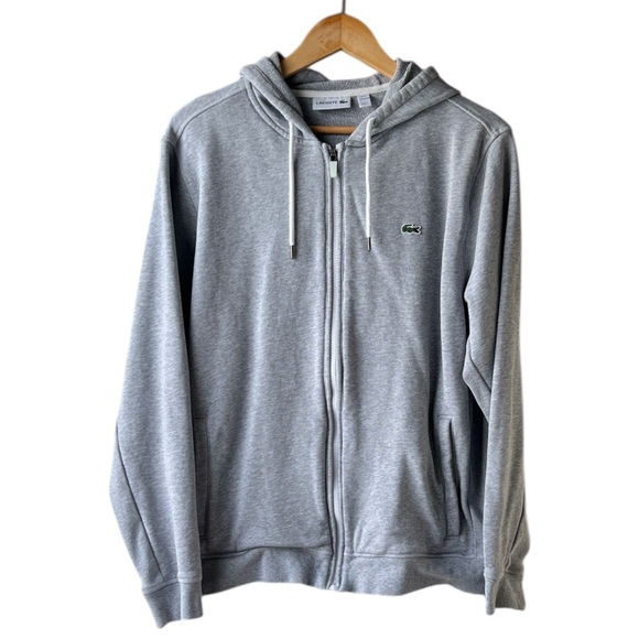 Lacoste Other - Lacoste Men's Zip-Up Gray Sweater